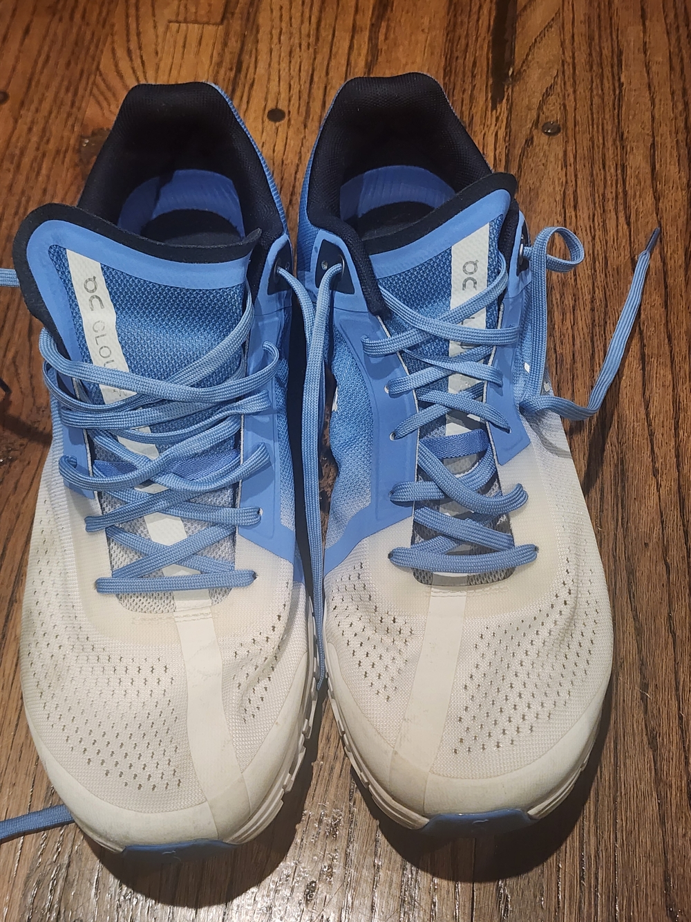 On Running Women's Sky Blue and White Sneakers